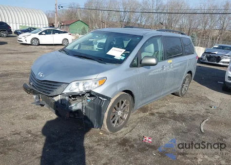 2014 Toyota Sienna Xle 7 Passenger из США, поврежденный, VIN 5TDDK3DC1ES088787